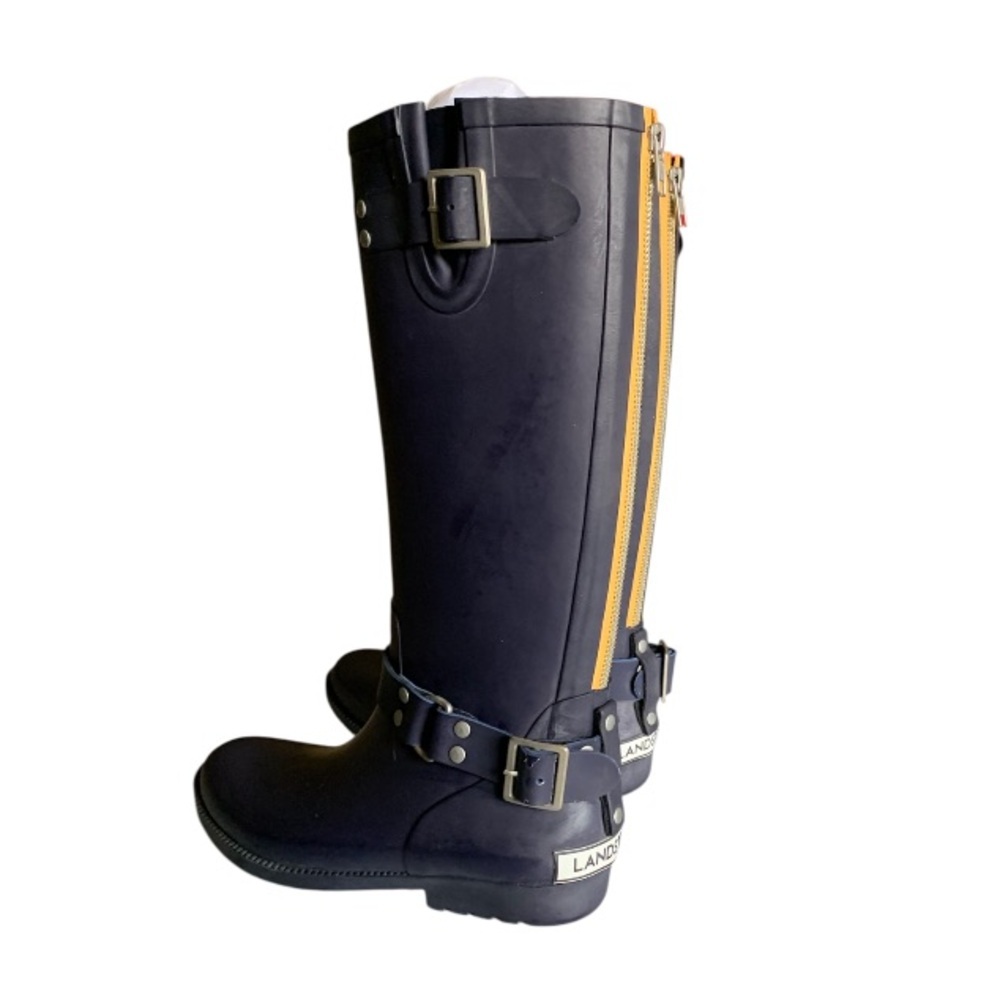 LANDSEND Women’s Tall Rain Boots, British Wellington or English Wellies Style - Picture 9 of 9